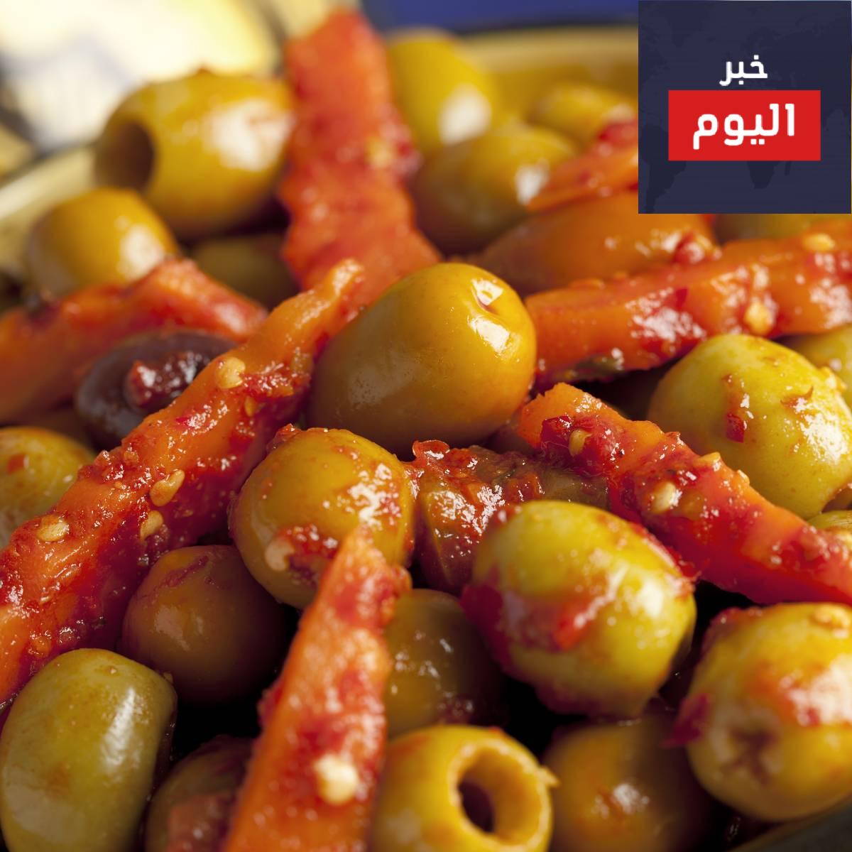 الزيتون المغربي الحار