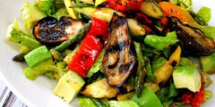 سلطة خضار مشوي