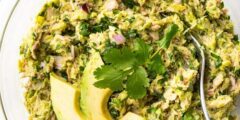 سلطة التونة و الأفوكادو
