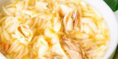 طريقة عمل شوربة الدجاج بالمعكرونة