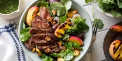 طريقة عمل سلطة اللحم بالتفاح والجوز