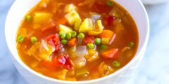 طريقة عمل شوربة خضار صحية