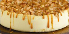 طريقة عمل تشيزكيك بالفانيلا والجوز