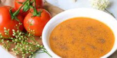 طريقة عمل شوربة طماطم بالشوفان للأطفال
