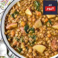 شوربة العدس والبطاطا