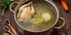 طريقة سلق الدجاج
