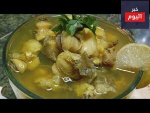طريقة عمل شوربة القواقع