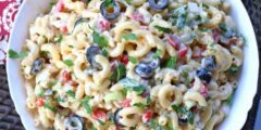 طريقة عمل سلطة المكرونة الباردة