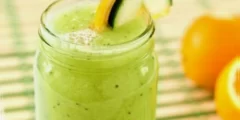 عصير الخيار بالبرتقال