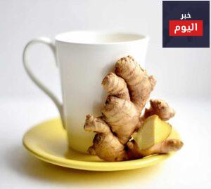 عمل شاي زنجبيل
