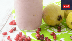 عمل عصير الجوافة بالرمان