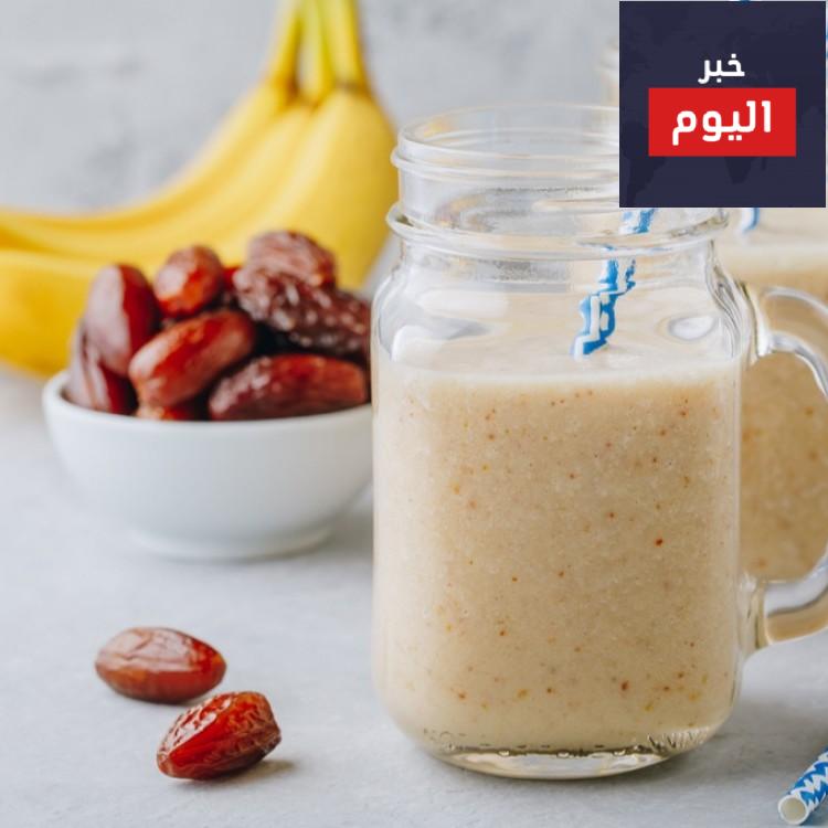 عمل سموثي الموز بالعسل