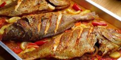 طريقة عمل وصفة سمك مشوي