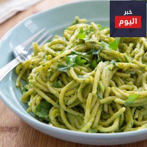 الاسباجيتى بالصوص الأخضر