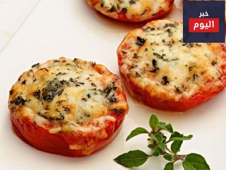 بندورة مشوية بالجبنة