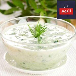 سلطة رمضان الخيار باللبن