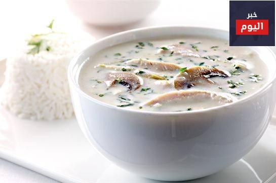 شوربة الزنجبيل بحليب جوز الهند