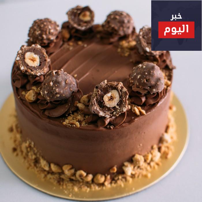 طريقة عمل تورتة الشوكولاتة بالبندق