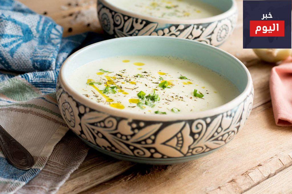 شوربة الشوفان بالخضار والكريمة