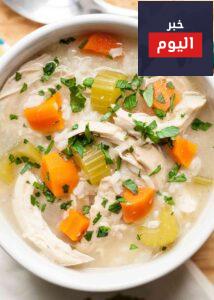 شوربة الدجاج والأرز