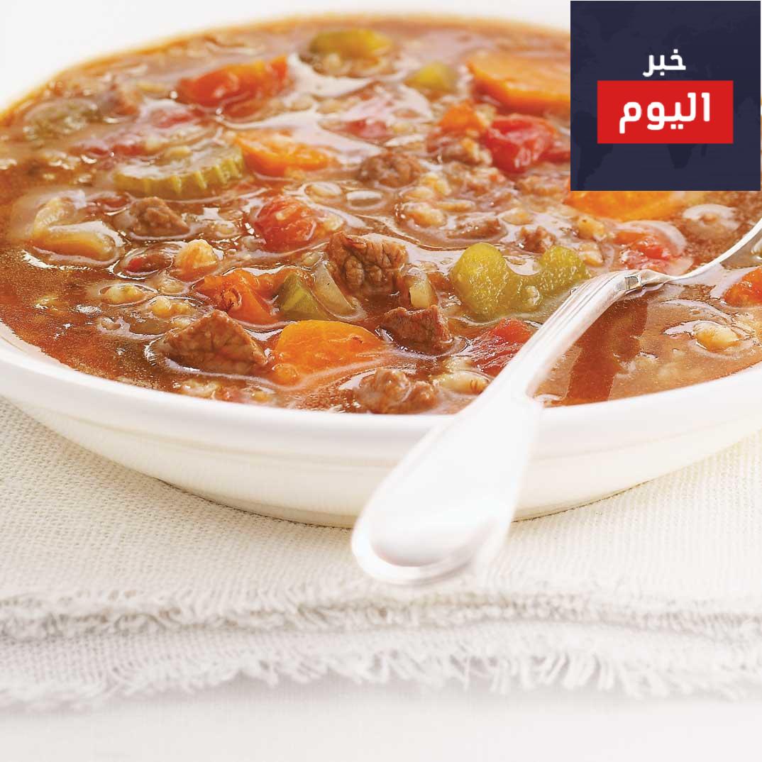 طريقة عمل شوربة شوفان باللحم والخضار