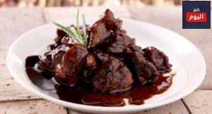كبدة الدجاج بدبس الرمان