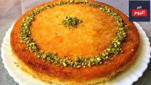 طريقة عمل الكنافه بالقشطه