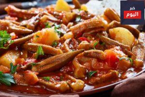 Greek Okra stew recipe Bamies laderes 1