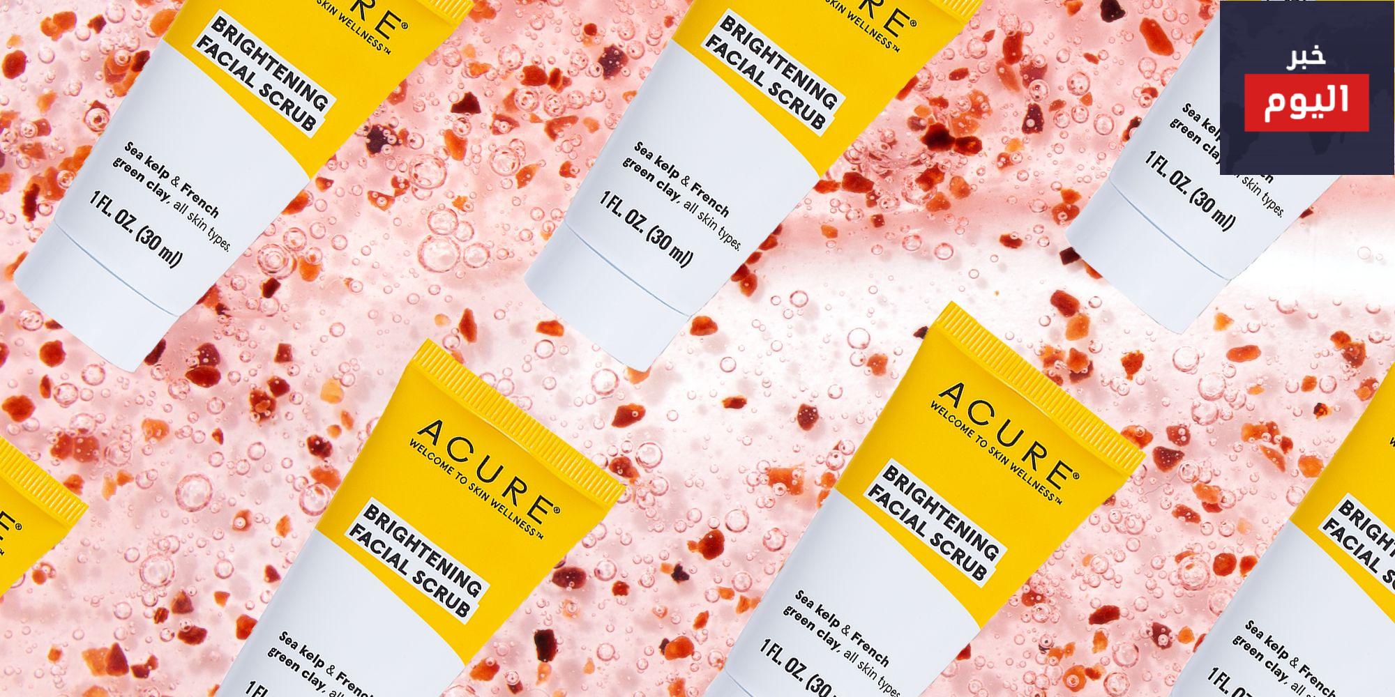 طريقة استخدام مقشر acure
