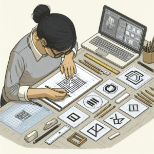 طريقة تصميم شعار