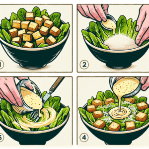 طريقة سيزر سلط