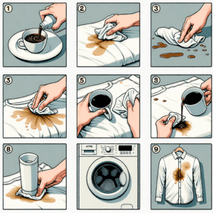 طريقة إزالة البقع من الملابس البيضاء