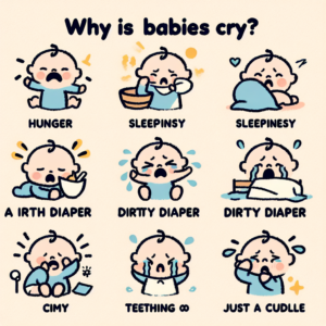 طريقة معرفة سبب بكاء الاطفال