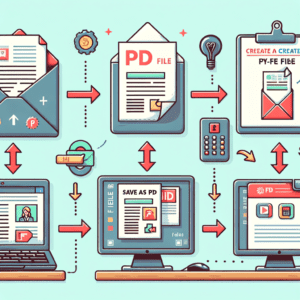 طريقة عمل ملف pdf