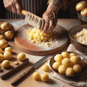 طريقة صينية كرات البطاطس