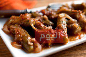 طريقة عمل البامية بدون لحمة