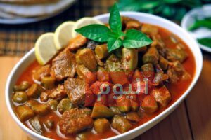 طريقة عمل البامية بدون لحمة