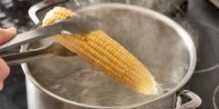 طريقة سلق الذرة الطازجة