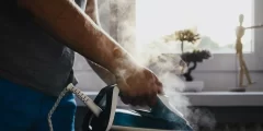 مبدأ عمل مكواة البخار