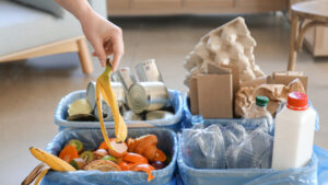 كيفية فرز النفايات المنزلية