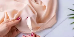 إزالة المناكير من الملابس الملونة