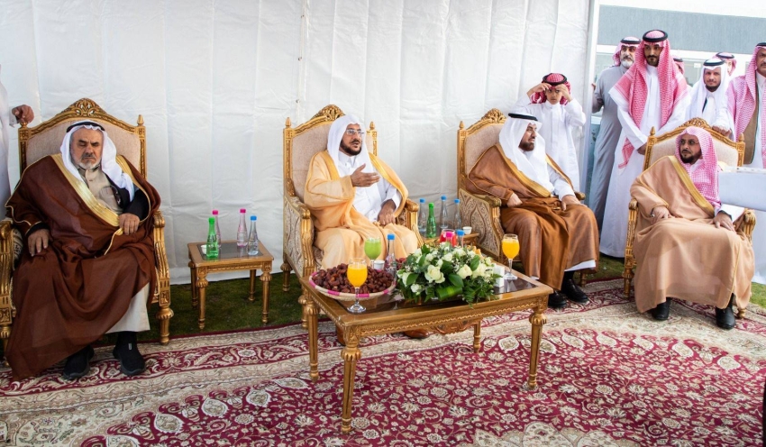 وزير الشؤون الإسلامية يشرف حفل الاستقبال الذي أقامه فرع الوزارة بمنطقة الباحة