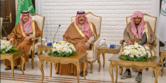أمير منطقة حائل يستقبل المهنئين بشهر رمضان